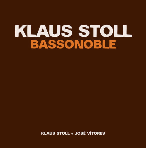 the album cover for Klaus Stoll - Bassonoble