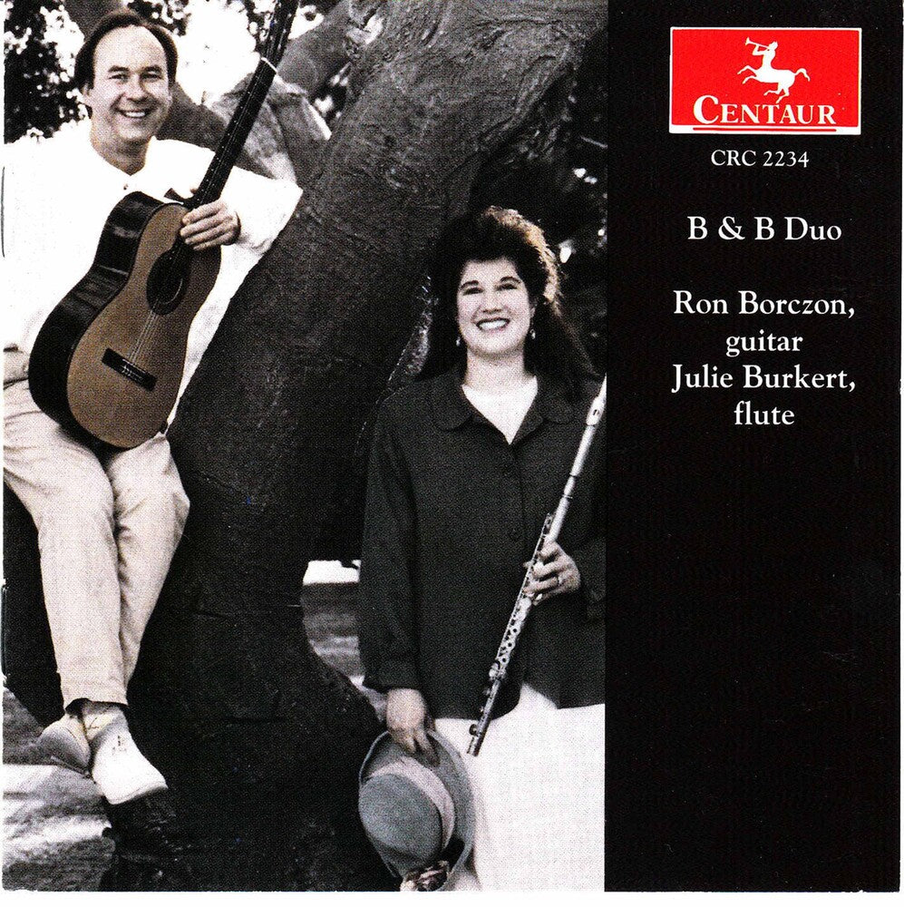 the album cover for Borczon / Burkert / Mozart / Hindemith / Kessner - B&B Duo