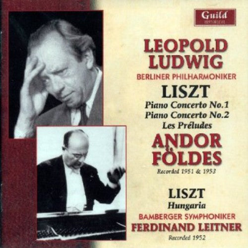 the album cover for Liszt / Berliner Philharmoniker / Lidwig - Liszt: Piano Concerto 1 & 2