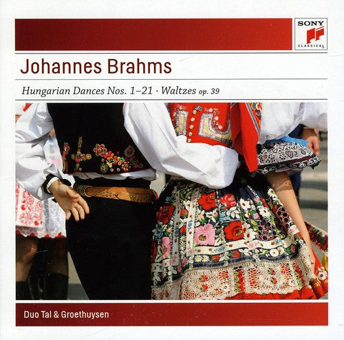 the album cover for Brahms / Tal & Groethuysen - Hungarian Dances No.