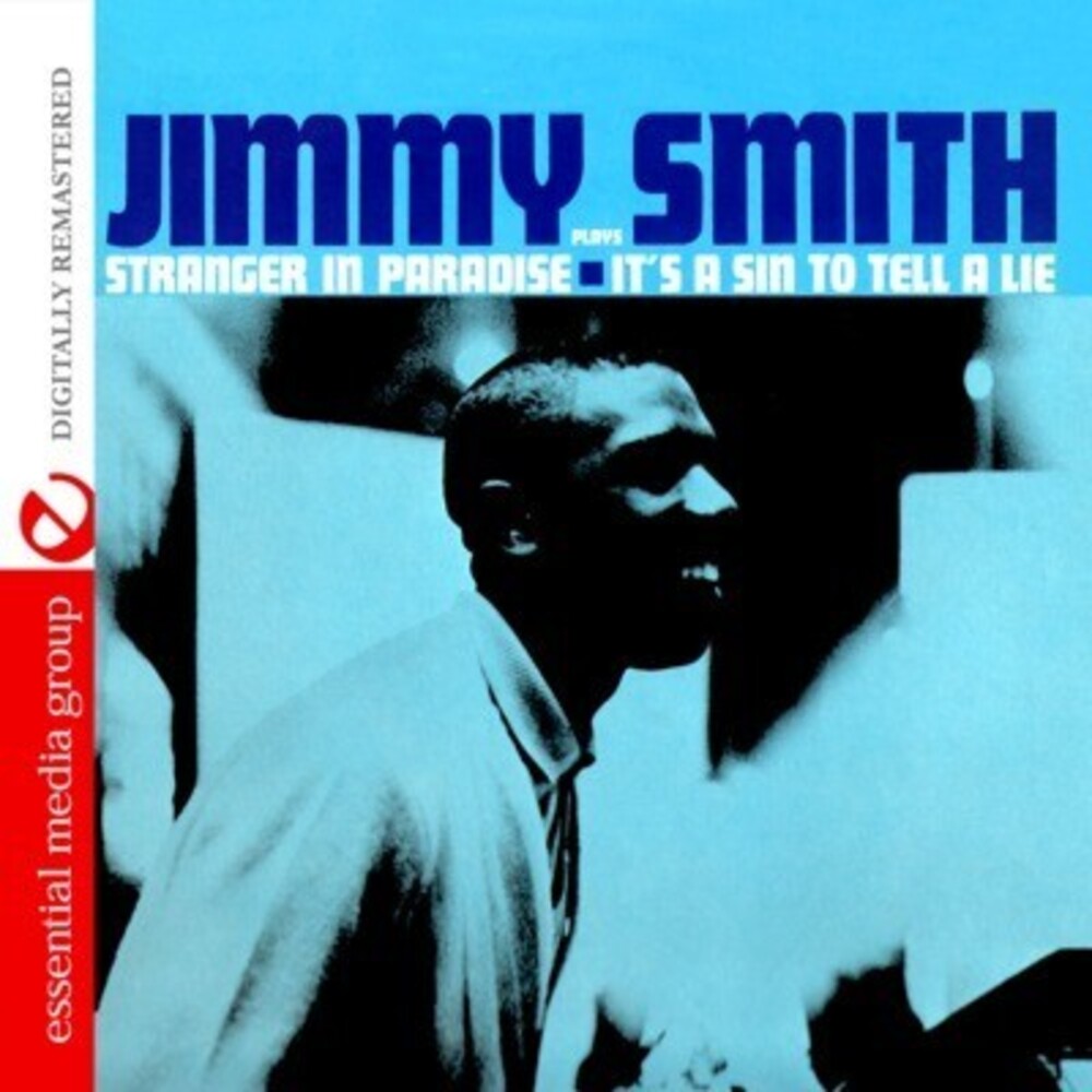the album cover for Jimmy Smith - Stranger in Paradise: It's a Sin to Tell a Lie