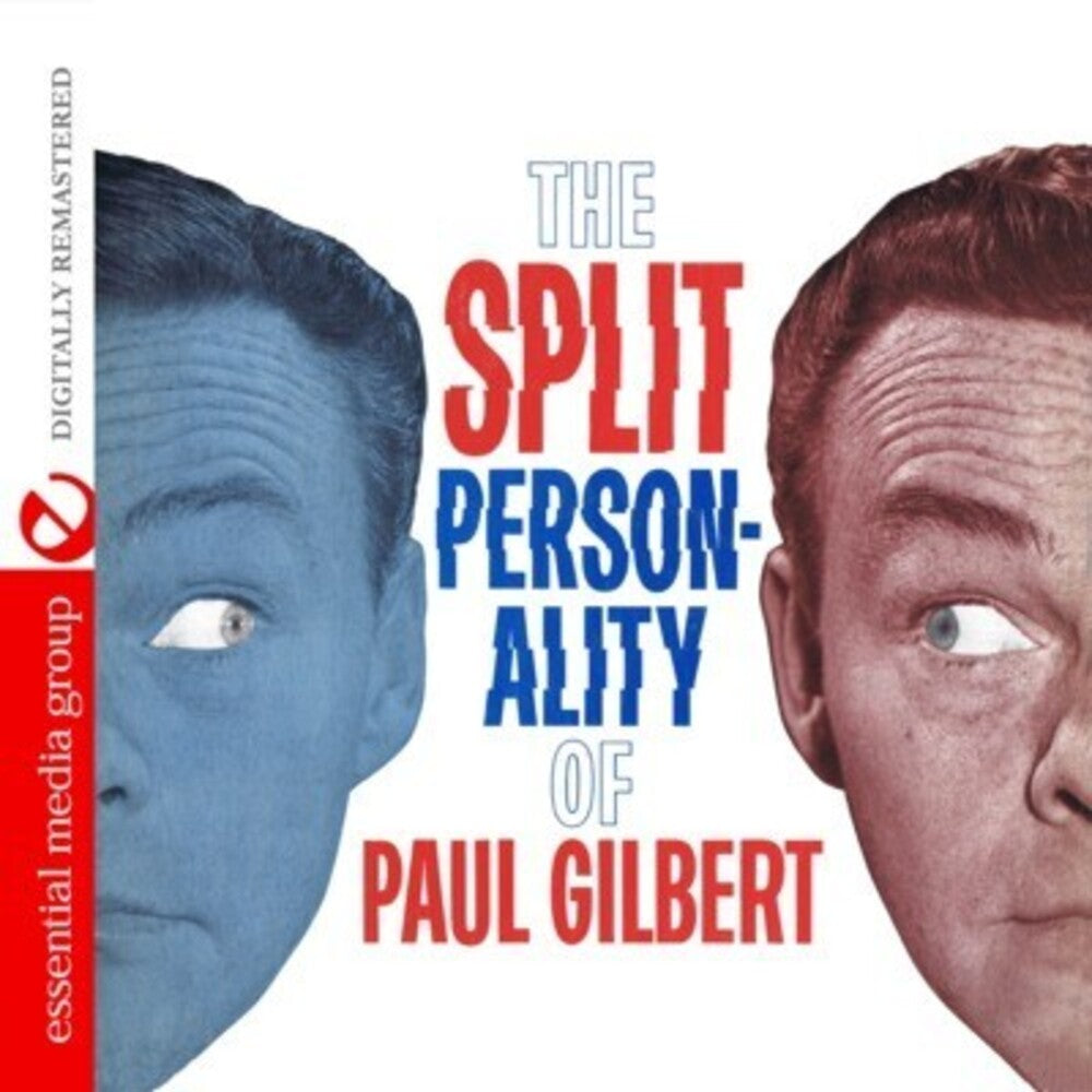 the album cover for Paul Gilbert - Split Personality of Paul Gilbert