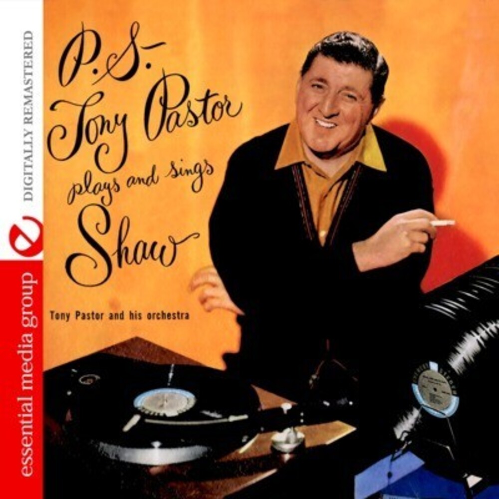 the album cover for Tony Pastor & His Orchestra - Plays & Sings Artie Shaw