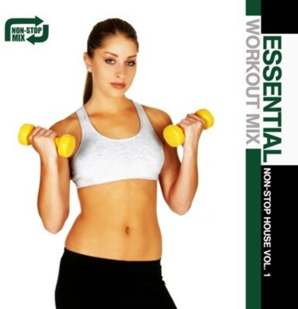 the album cover for Various Artists - Essential Workout Mix: Non-Stop House 1 / Various