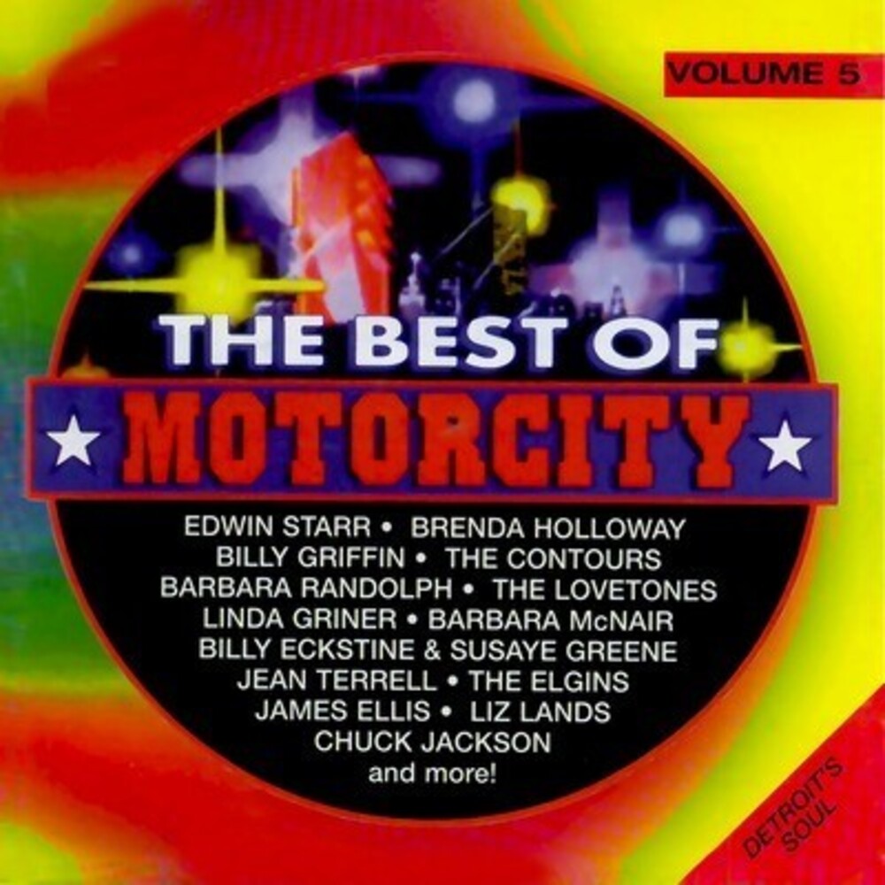 the album cover for Best Of Motorcity - Best of Motorcity Vol. 5 / Various