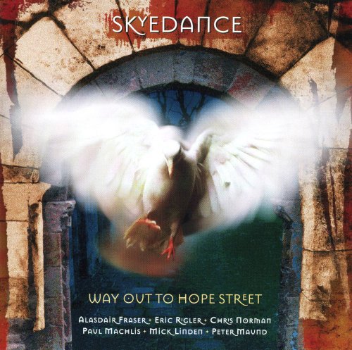 the album cover for Skyedance - Way Out to Hope Street