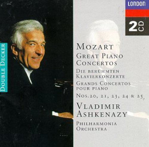 Mozart / Ashkenazy / London Philharmonia - Piano Concertos 20-25 - Music CD