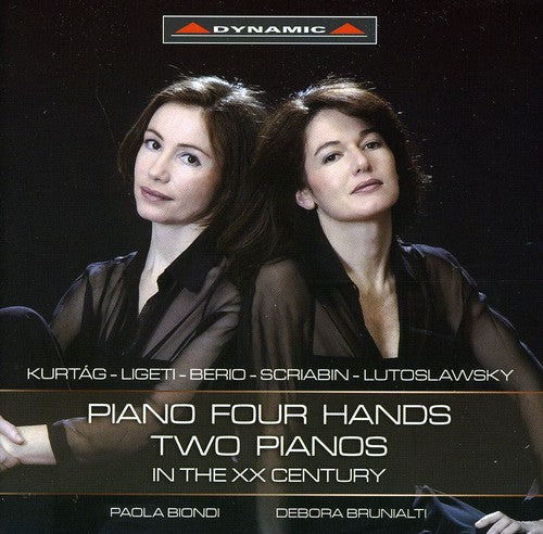 the album cover for Paola Biondi - Piano Four Hands / Two Pianos in the XX Century