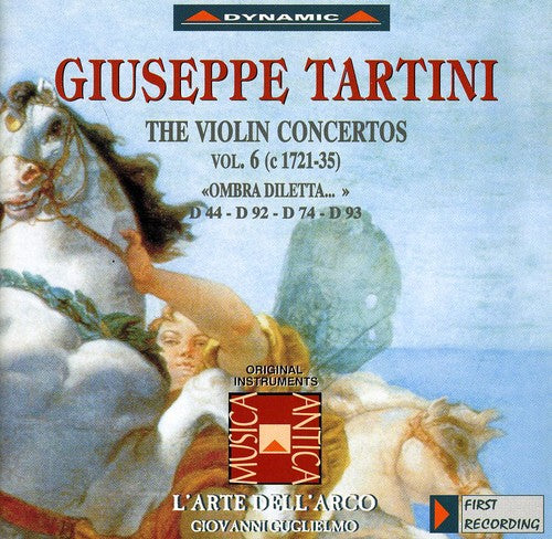 the album cover for Arte dell'Arco - Violin Concertos, Vol 6