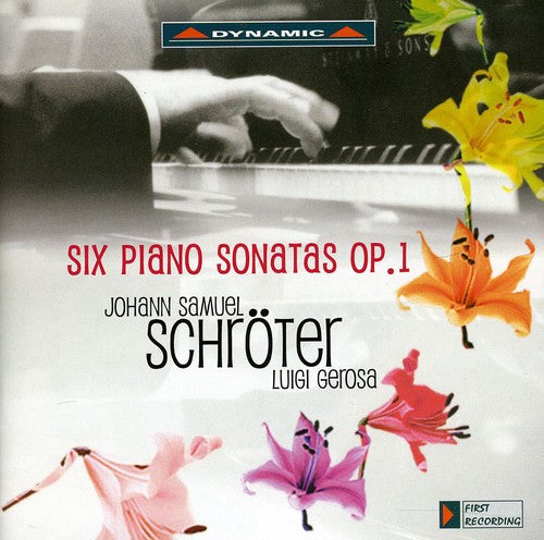 the album cover for Luigi Gerosa - Six Piano Sonatas Op 1