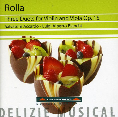 Rolla / Accardo / Bianchi - Three Duets For Violin & Viola - Music CD
