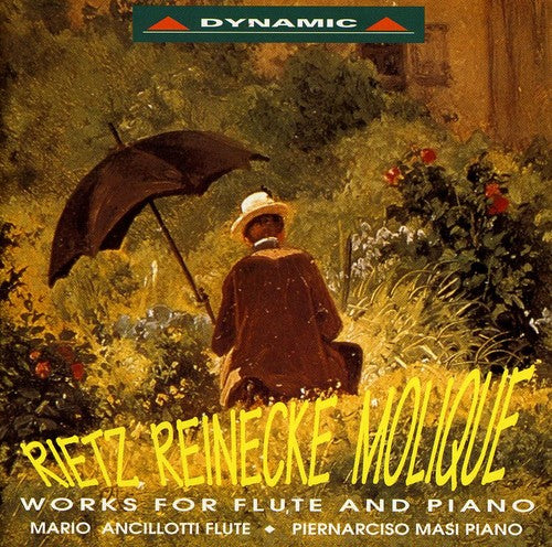 the album cover for Mario Ancillotti - Works for Flute & Piano
