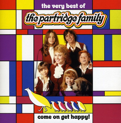 the album cover for Partridge Family - Come on Get Happy!: The Very Best of the Partridge Family