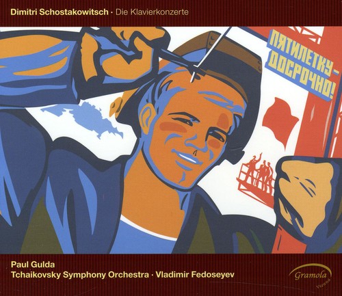 the album cover for Paul Gulda - Piano Concertos1 & 2
