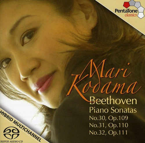 the album cover for Mari Kodama - Piano Sonatas