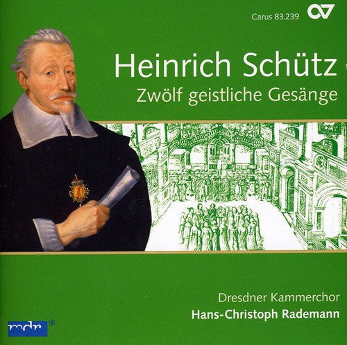 the album cover for Hans-christoph Rademann - Zwoelf Geistliche Gesaenge