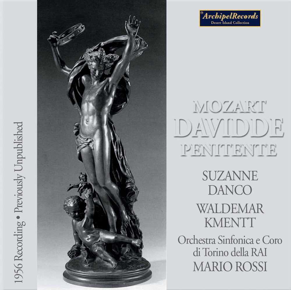 the album cover for Mozart / Danco / Martino / Kmentt - Davidde Penitente