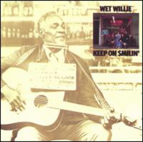 the album cover for Wet Willie - Keep on Smilin