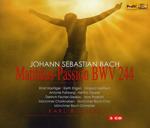 the album cover for Karl Richter - Matthaus-Passion BWV 244