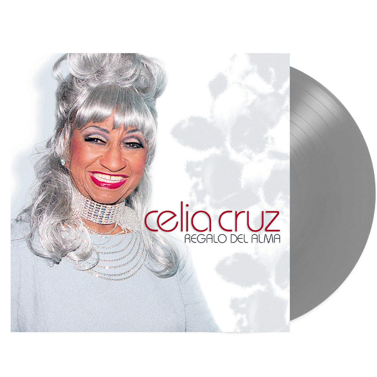 Celia Cruz - Regalo del Alma Vinyl Record 2 LP (Silver)