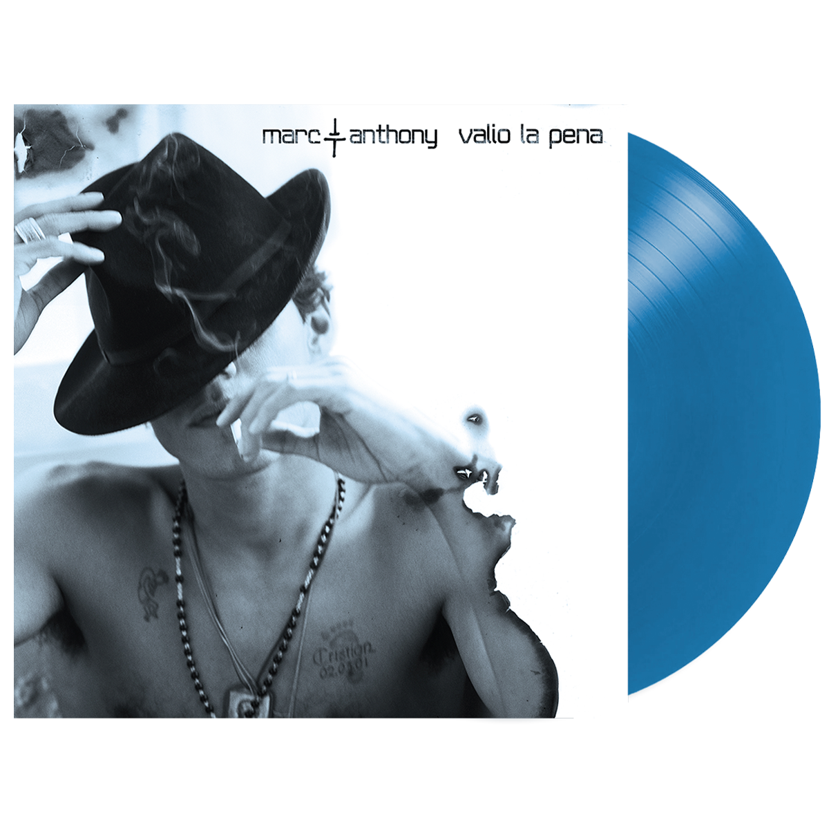 Marc Anthony - Valio la Pena Sky Blue 1 LP Vinyl Record