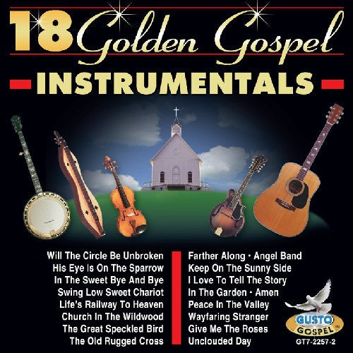 18 Golden Gospel Instrumentals Music CD