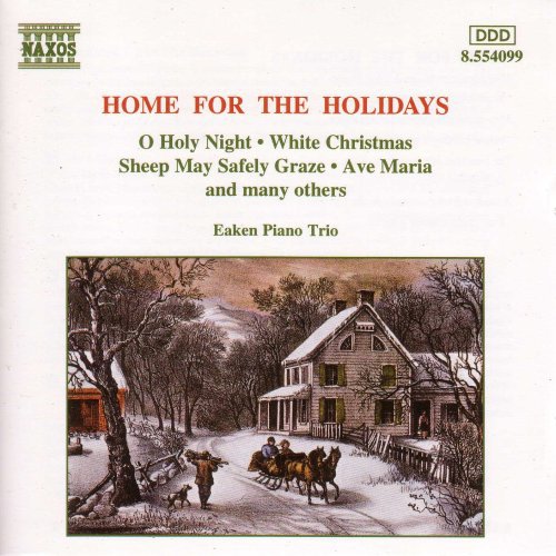 the album cover for Eaken Piano Trio - Home for the Holidays