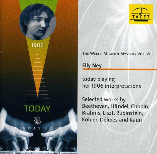 the album cover for Beethoven / Ney - Welte-Mignon Mystery 8: Elly Ney