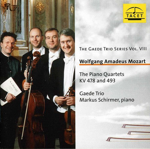 the album cover for Mozart / Gaede Trio / Schirmer - Gaede Trio Series 8: Piano Quartets