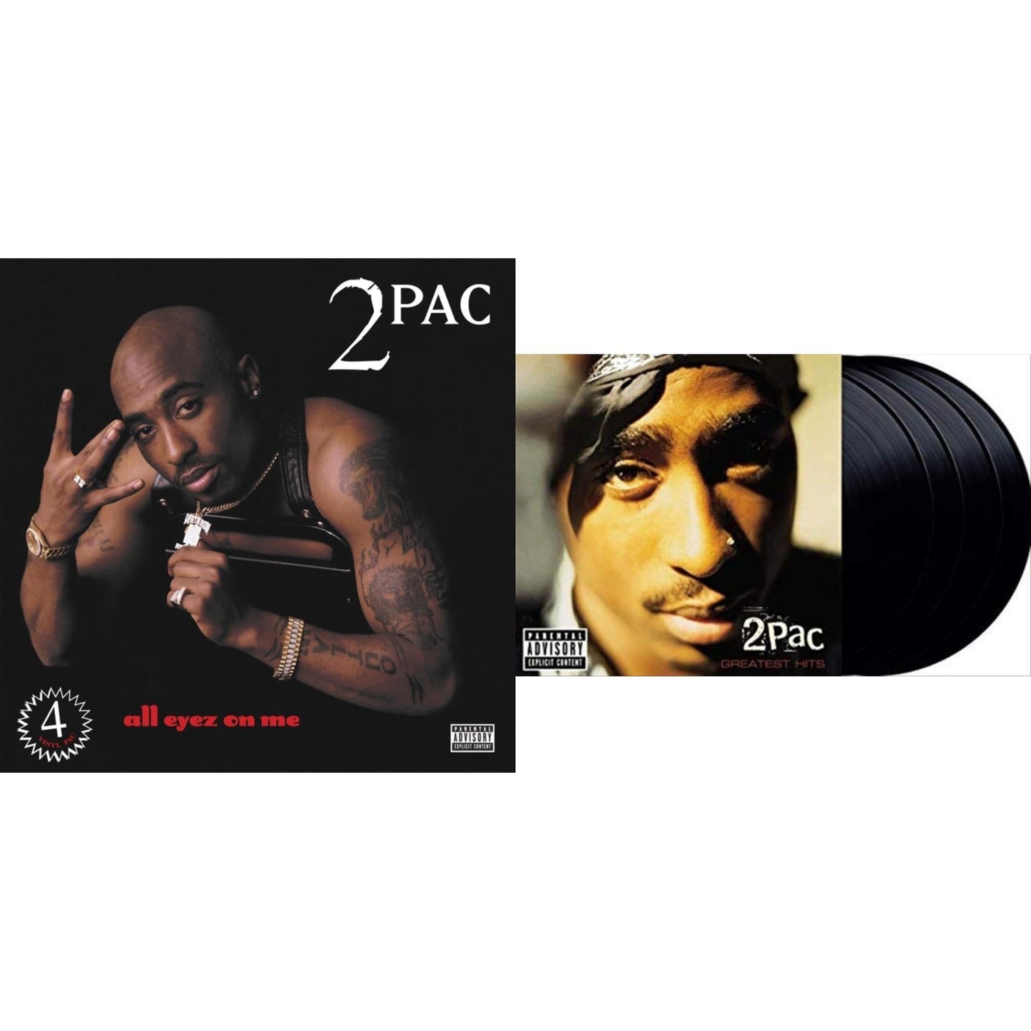 2Pac - All Eyez On Me (4LP) & Greatest Hits