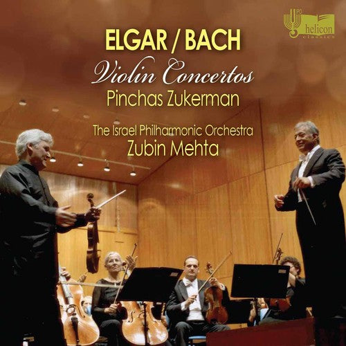 the album cover for J Bach S / Elgar / Israel Philharmonic / Mehta - Violin Concerto