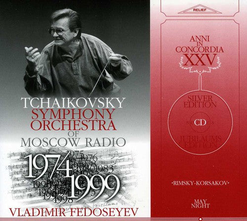 the album cover for Rimsky-Korsakov / Sapyegina / Fedoseyev - May Night