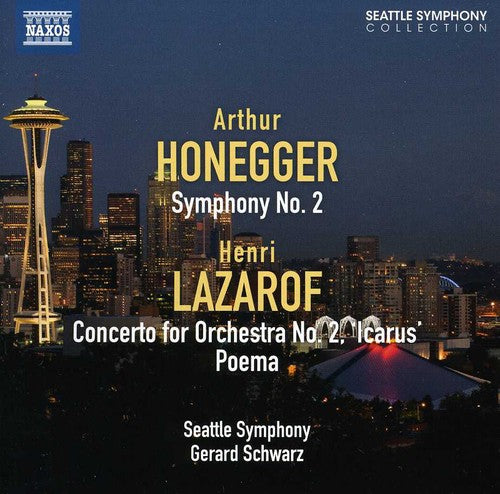 the album cover for Gerard Schwarz - Symphony No. 2 / Concerto for Orchestra