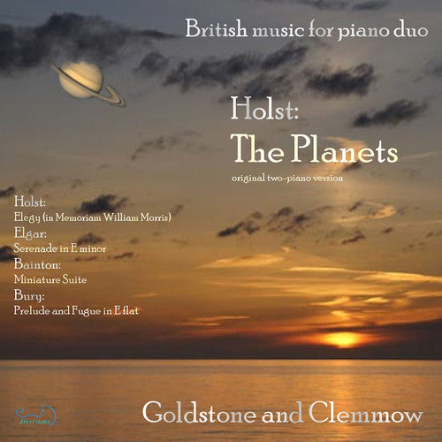 Elgar / Bainton / Holst / Goldstone & Clemmow - British Music For Piano Duo - Music CD