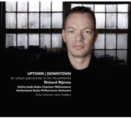 the album cover for Rijnvos / Netherlands Radio Po / Antunes - Uptown Downtown: Urban Panorama in Six Movements