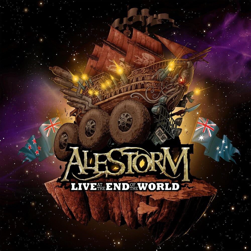 the album cover for Alestorm - Live at the End of the World