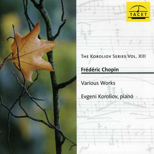 the album cover for Chopin / Koroliov - Koroliov Series: Chopin 13