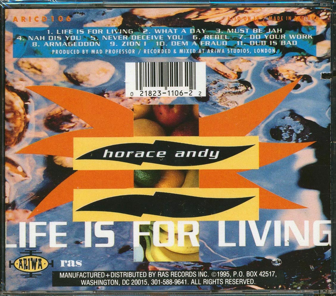 Horace Andy - Life Is For Living (marked/ltd stock) Music CD