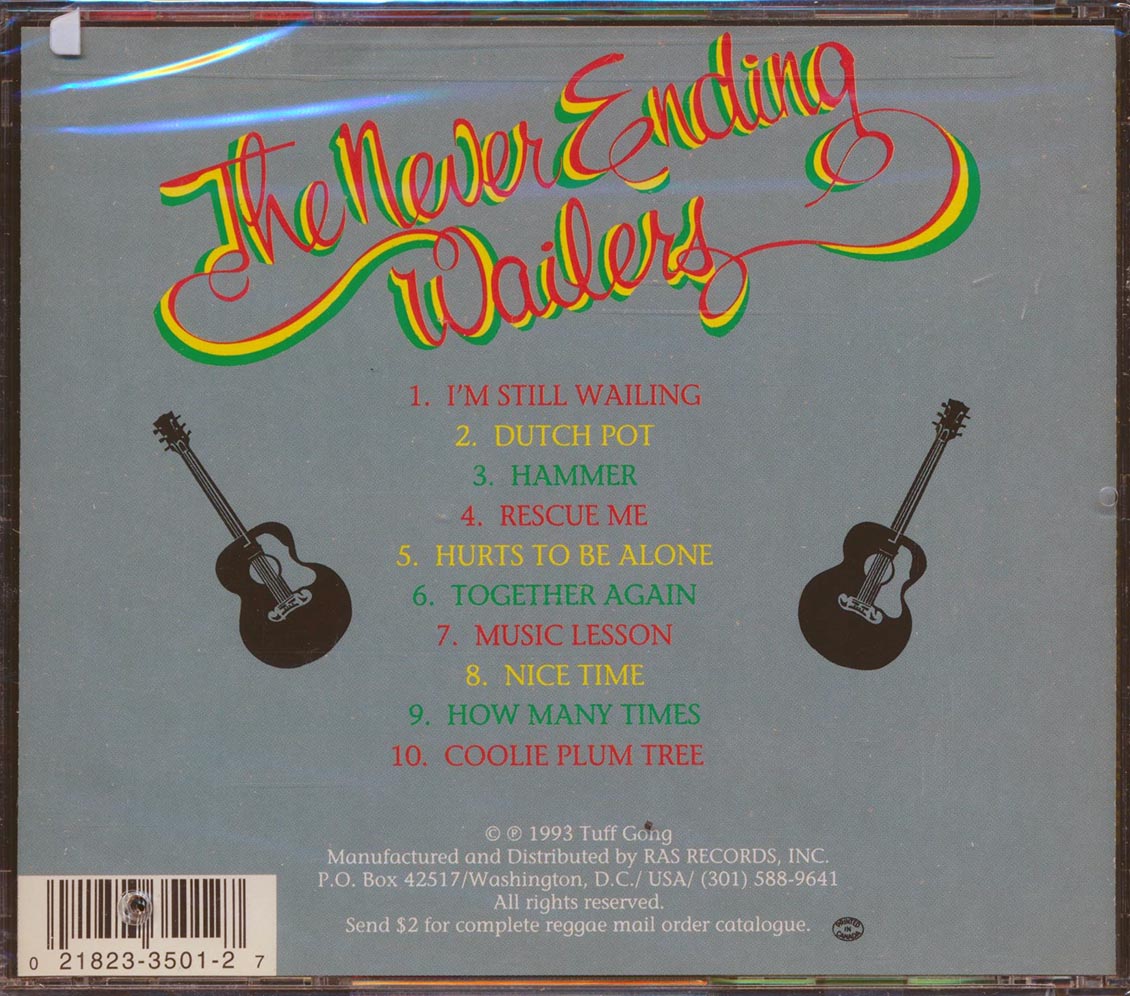 Bob Marley, Bunny Wailer, Peter Tosh, Etc. - The Never Ending Wailers (marked/ltd stock) Music CD