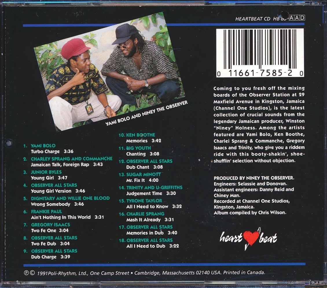 Yami Bolo, Sugar Minott, Jr. Byles, Etc. - Niney The Observer Presents The All Stars: Turbo Charge (marked/ltd stock) Music CD