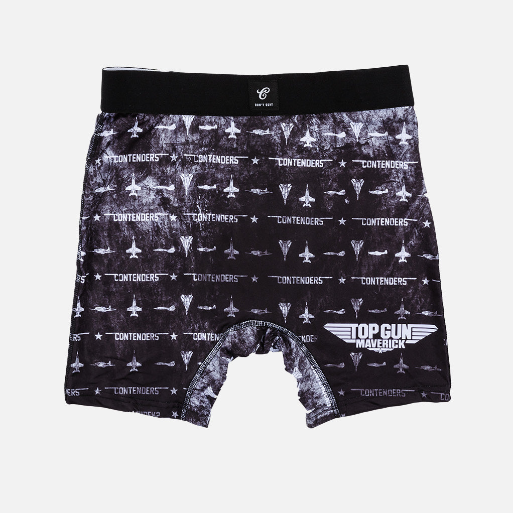Top Gun Maverick Grunge Kids Youth Brief Shorts Black
