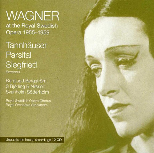 the album cover for SET SVANHOLM - Wagner at the Royal Swedish Opera: 1955 - 1959