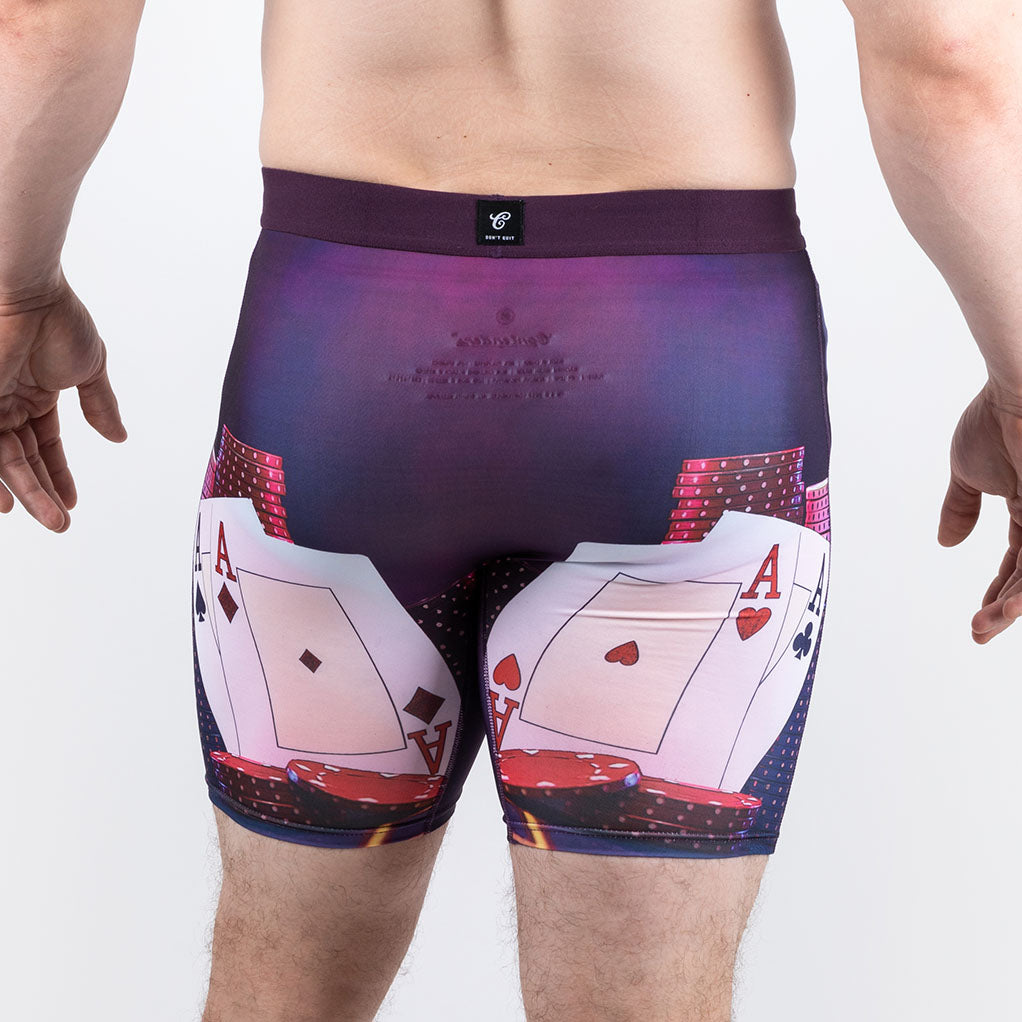 Daniel Negreanu Pocket Aces Mens Brief Shorts