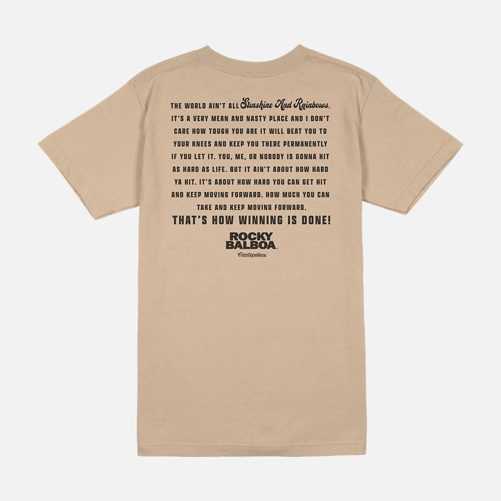 Rocky Sunshine & Rainbows Mens T Shirt