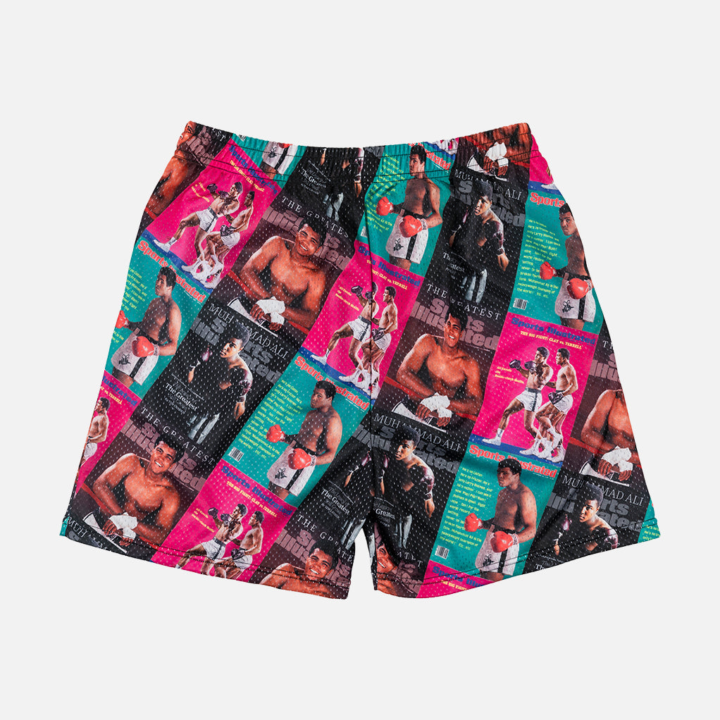 Sports Illustrated x Ali Covers Mens Mesh Active Shorts