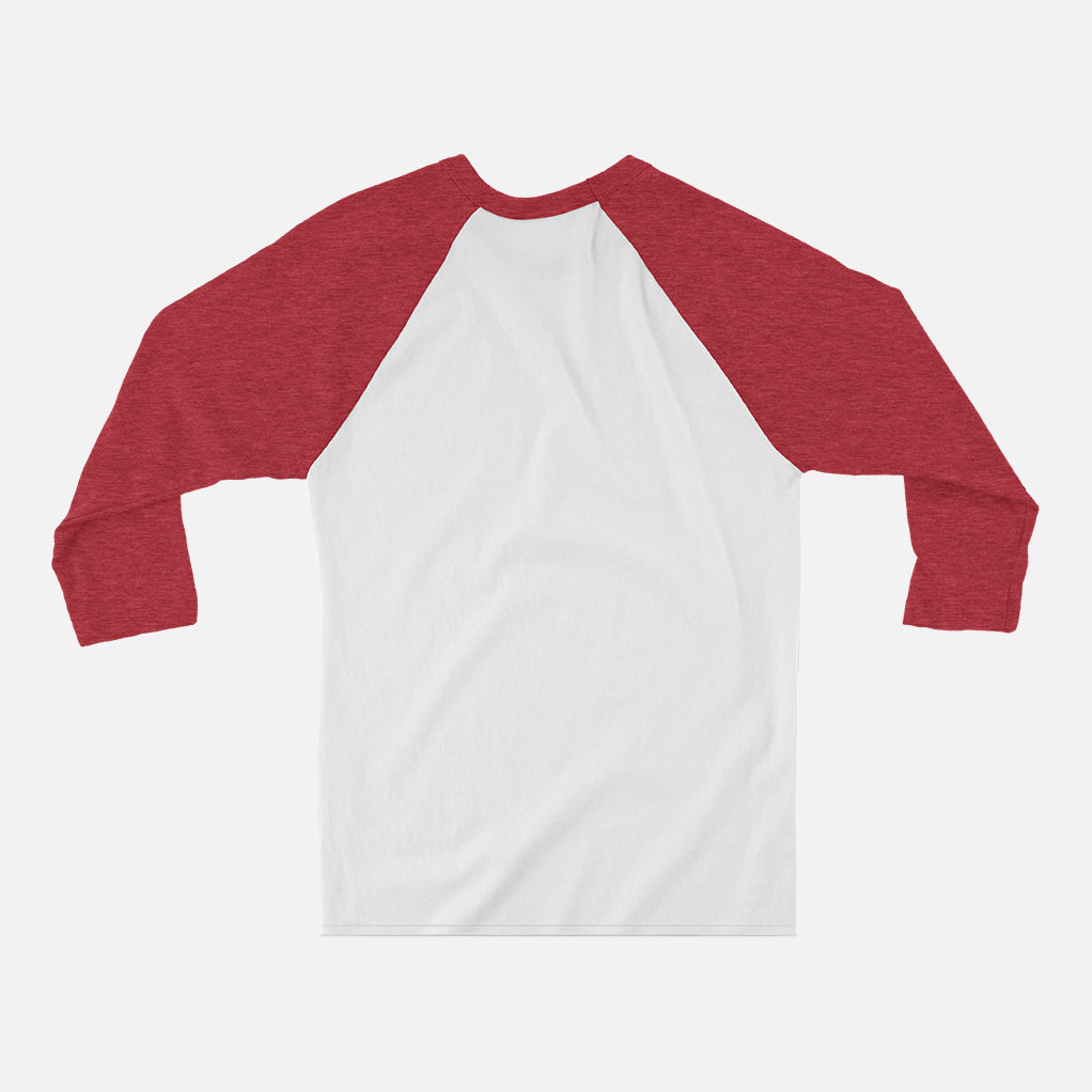Sports Illustrated SI Retro Logo Raglan Mens T Shirt White Red