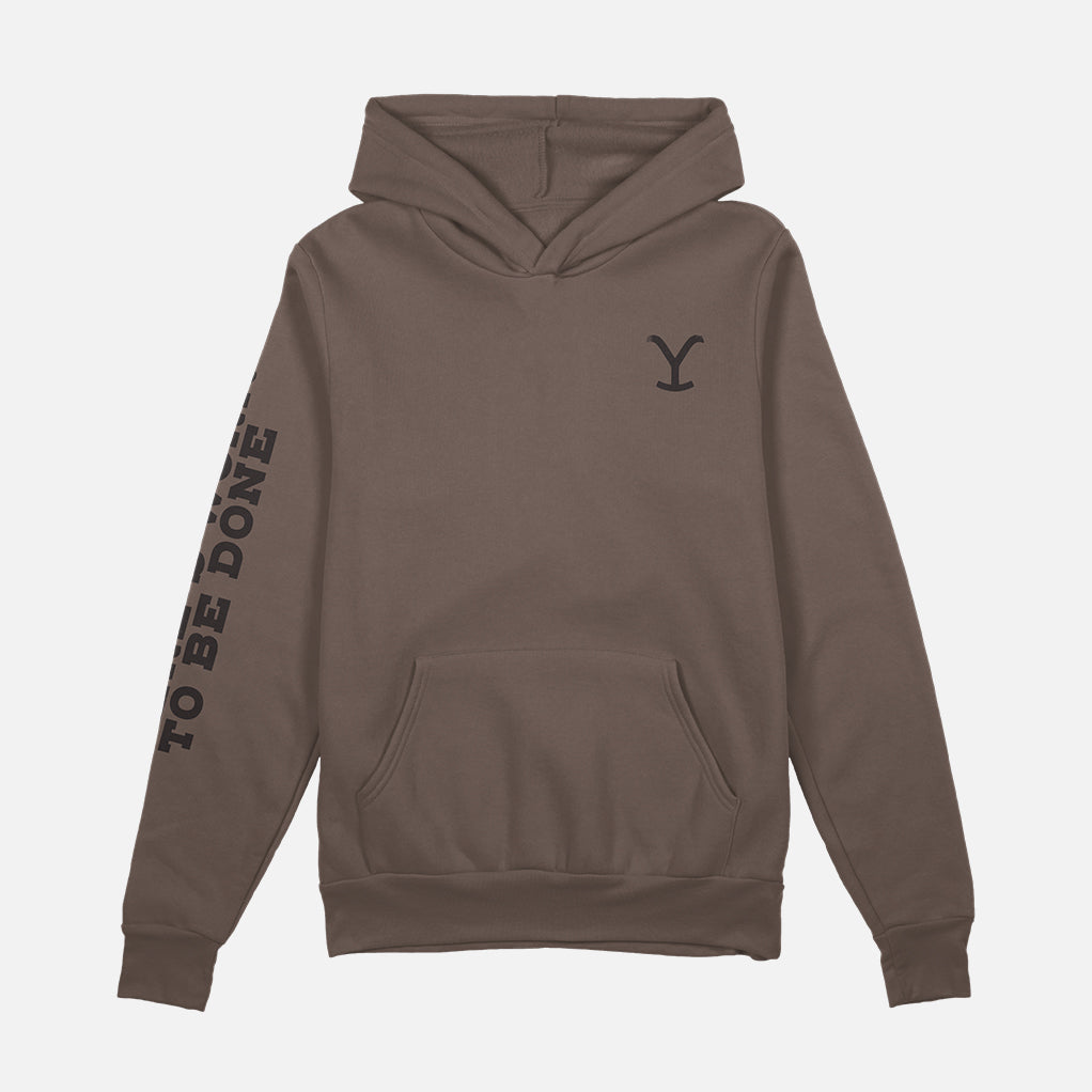 Yellowstone Roper Stringless Pullover Sweatshirt Hoodie