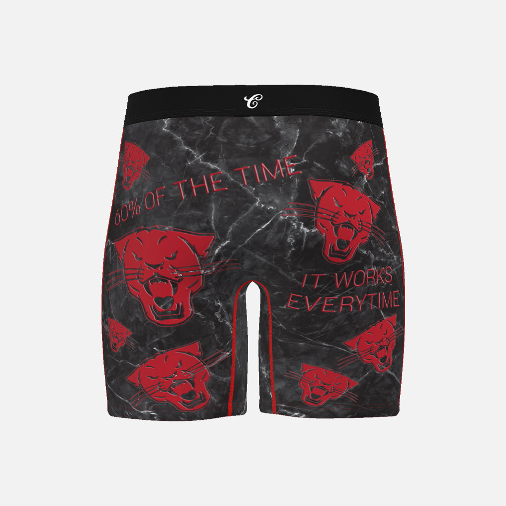 Anchorman Sex Panther Mens Brief Shorts Black