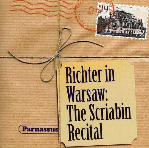 the album cover for Sviatoslav Richter - Scriabin Recital