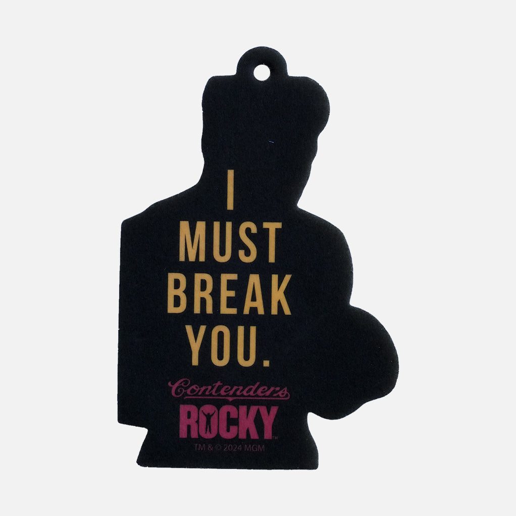 Rocky Car Air Freshener - Ivan Drago Must Break You